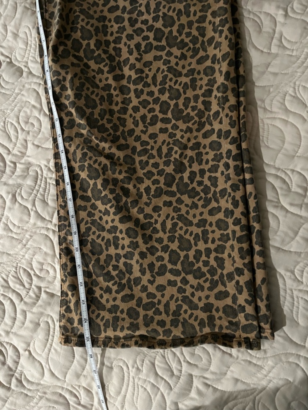 AE Stovepipe Leopard Print Women's Jeans Size 16 - Picture 6 of 7